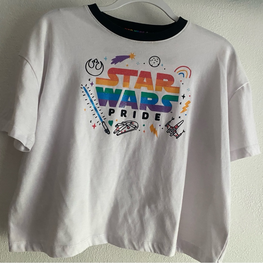 Star Wars Pride boxy fit Tee- White